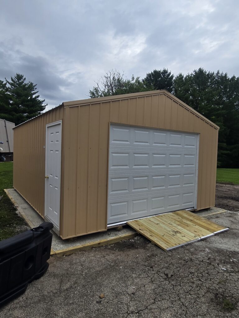 16×20 One-Car Garage
