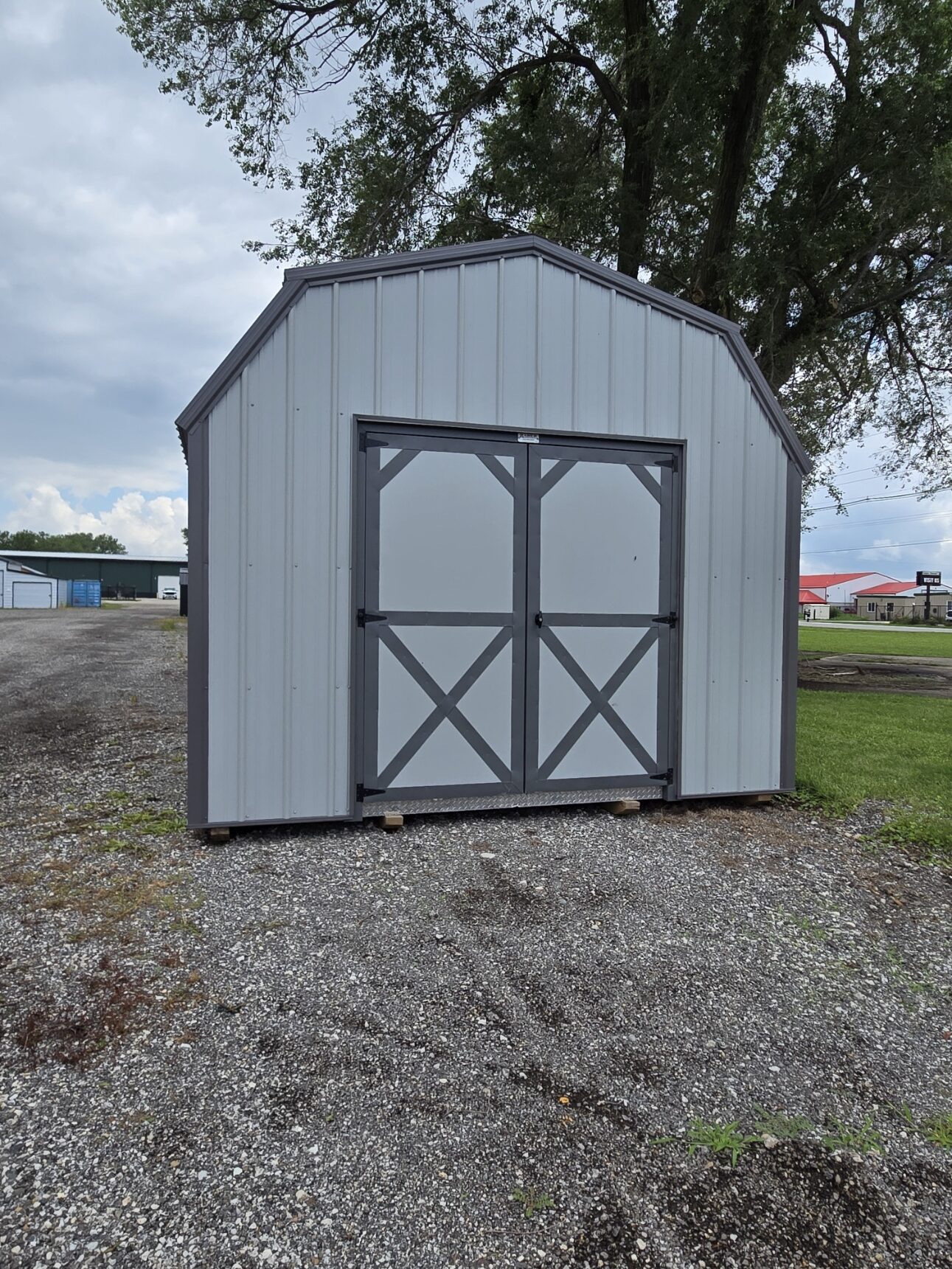 12x16 Lofted Gambrel Shed