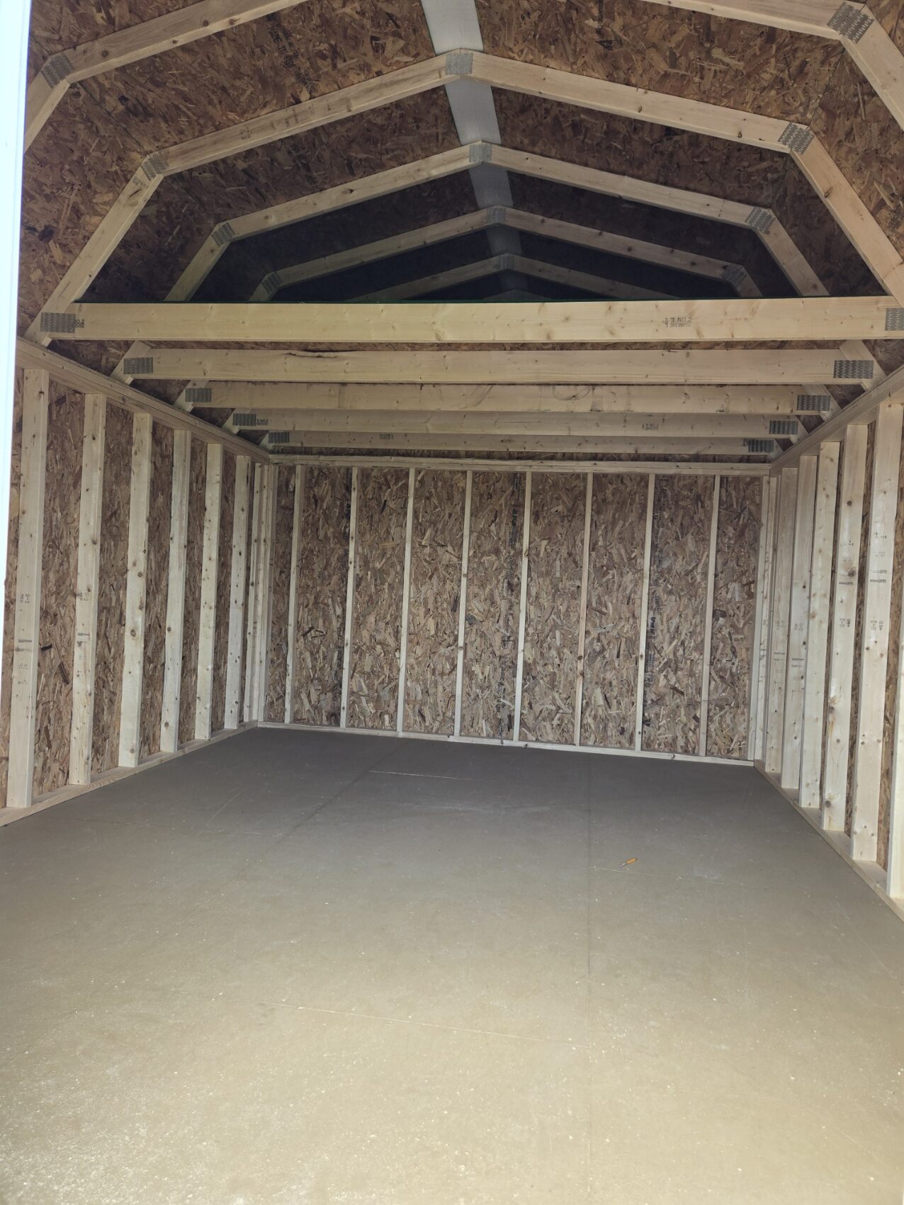 12x16 Lofted Gambrel Shed - Image 3
