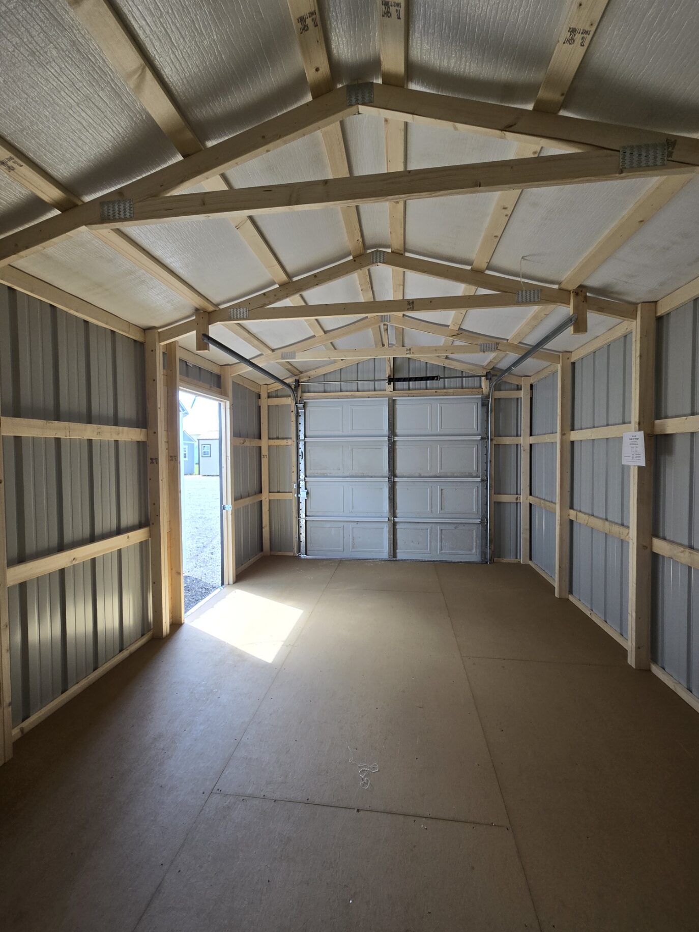 12x24 Single Car Garage - Image 2