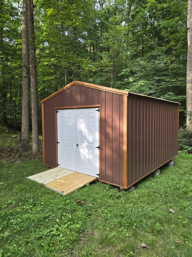 12×18 Standard Metal Utility Shed