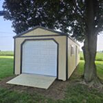 12x32 one car garage with Texas Cuts overhead garage door