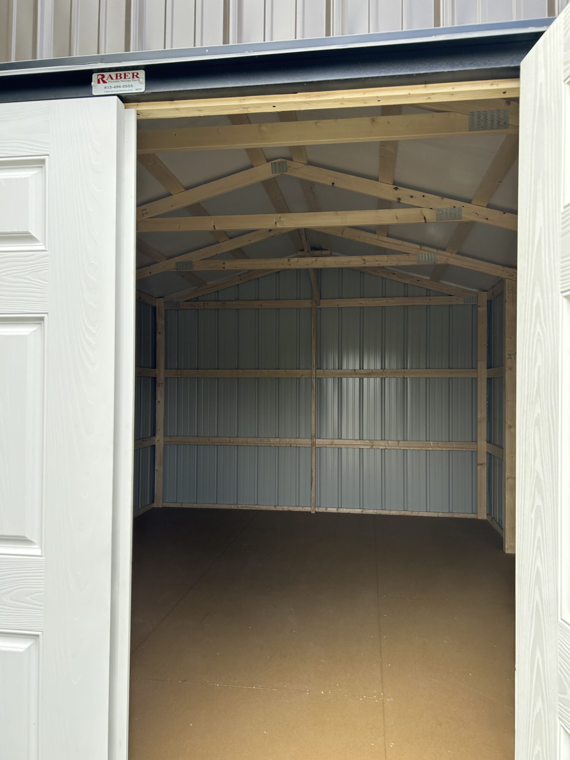 12x16 Standard Metal Utility Shed - Image 2