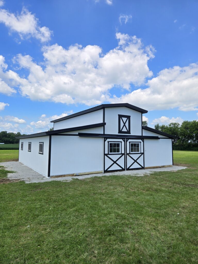 36×36 Monitor Horse Barn