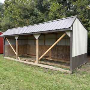 10x24 Open Horse Barn