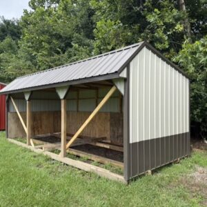 10x24 Open Horse Barn