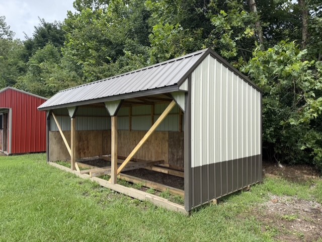 10x24 Open Horse Barn